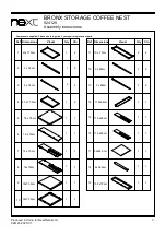 Предварительный просмотр 4 страницы Next BRONX STORAGE COFFEE NEST 924125 Assembly Instructions Manual