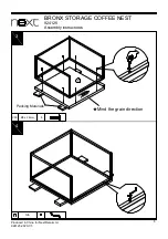 Предварительный просмотр 7 страницы Next BRONX STORAGE COFFEE NEST 924125 Assembly Instructions Manual