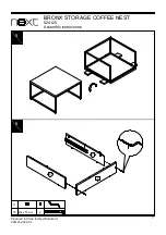 Предварительный просмотр 8 страницы Next BRONX STORAGE COFFEE NEST 924125 Assembly Instructions Manual