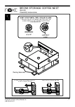 Предварительный просмотр 9 страницы Next BRONX STORAGE COFFEE NEST 924125 Assembly Instructions Manual