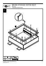 Предварительный просмотр 10 страницы Next BRONX STORAGE COFFEE NEST 924125 Assembly Instructions Manual