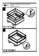 Предварительный просмотр 12 страницы Next BRONX STORAGE COFFEE NEST 924125 Assembly Instructions Manual