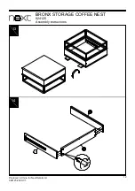 Предварительный просмотр 13 страницы Next BRONX STORAGE COFFEE NEST 924125 Assembly Instructions Manual