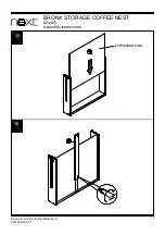 Предварительный просмотр 14 страницы Next BRONX STORAGE COFFEE NEST 924125 Assembly Instructions Manual