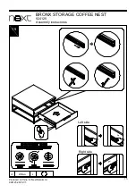 Предварительный просмотр 16 страницы Next BRONX STORAGE COFFEE NEST 924125 Assembly Instructions Manual