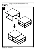 Предварительный просмотр 17 страницы Next BRONX STORAGE COFFEE NEST 924125 Assembly Instructions Manual