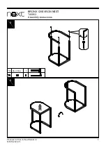 Preview for 8 page of Next BRONX T45953 Assembly Instructions Manual