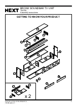 Preview for 3 page of Next BRONX T55759 Assembly Instructions Manual