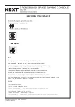 Предварительный просмотр 2 страницы Next BRONX U72186 Assembly Instructions Manual