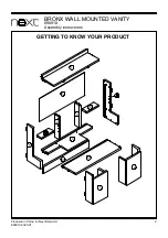 Preview for 3 page of Next BRONX WALL MOUNTED VANITY 890910 Assembly Instructions Manual