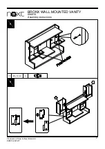 Preview for 10 page of Next BRONX WALL MOUNTED VANITY 890910 Assembly Instructions Manual