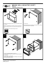 Preview for 12 page of Next BRONX WALL MOUNTED VANITY 890910 Assembly Instructions Manual