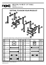 Предварительный просмотр 3 страницы Next BROOKLYN 379778 Assembly Instructions Manual