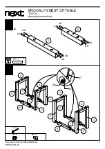 Предварительный просмотр 6 страницы Next BROOKLYN 379778 Assembly Instructions Manual