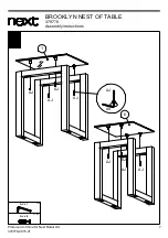 Предварительный просмотр 8 страницы Next BROOKLYN 379778 Assembly Instructions Manual