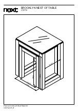 Предварительный просмотр 9 страницы Next BROOKLYN 379778 Assembly Instructions Manual