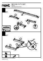 Предварительный просмотр 7 страницы Next BROOKLYN 680391 Assembly Instructions Manual