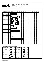 Preview for 4 page of Next BROOKLYN 889230 Assembly Instructions Manual