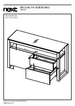 Preview for 20 page of Next BROOKLYN 889230 Assembly Instructions Manual