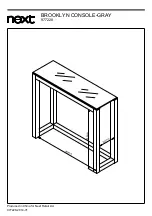 Preview for 9 page of Next BROOKLYN 977228 Assembly Instructions Manual