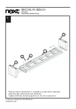 Preview for 6 page of Next Brooklyn Bench 532350 Assembly Instructions Manual