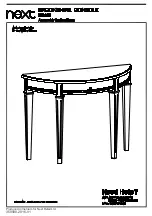 Предварительный просмотр 1 страницы Next BROOKSHIRE 350358 Assembly Instructions Manual