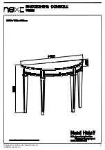 Предварительный просмотр 8 страницы Next BROOKSHIRE 350358 Assembly Instructions Manual