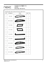 Preview for 5 page of Next CAILIN 299595 Assembly Instructions Manual