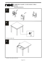 Предварительный просмотр 5 страницы Next CAMBRIDGE 877915 Assembly Instruction Manual