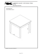 Предварительный просмотр 7 страницы Next CAMBRIDGE 877915 Assembly Instruction Manual