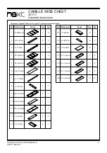 Предварительный просмотр 4 страницы Next CAMILLE 281717 Assembly Instructions Manual