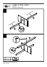 Предварительный просмотр 7 страницы Next CAMILLE 281717 Assembly Instructions Manual