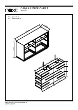 Предварительный просмотр 17 страницы Next CAMILLE 281717 Assembly Instructions Manual