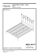 Next CANTERBURY 382506 Assembly Instructions Manual предпросмотр