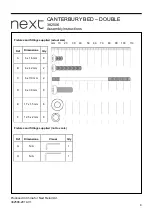 Предварительный просмотр 4 страницы Next CANTERBURY 382506 Assembly Instructions Manual