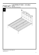 Предварительный просмотр 9 страницы Next CANTERBURY 382506 Assembly Instructions Manual