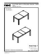 Предварительный просмотр 1 страницы Next CHILTERN NEW Assembly Instructions Manual