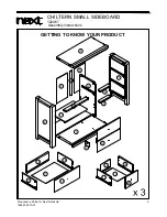 Preview for 3 page of Next CHILTERN SMALL SIDEBOARD Assembly Instructions Manual