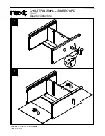 Preview for 8 page of Next CHILTERN SMALL SIDEBOARD Assembly Instructions Manual