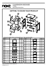 Предварительный просмотр 3 страницы Next CLARENDON 770483 Assembly Instructions Manual