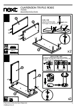 Предварительный просмотр 7 страницы Next CLARENDON TRIPLE ROBE 783580 Assembly Instructions Manual