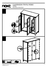 Предварительный просмотр 16 страницы Next CLARENDON TRIPLE ROBE 783580 Assembly Instructions Manual