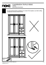 Предварительный просмотр 19 страницы Next CLARENDON TRIPLE ROBE 783580 Assembly Instructions Manual