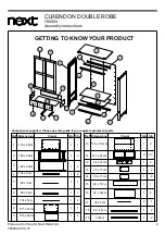 Preview for 3 page of Next CLRENDON DOUBLE ROBE 780924 Assembly Instructions Manual