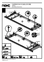 Preview for 8 page of Next CLRENDON DOUBLE ROBE 780924 Assembly Instructions Manual