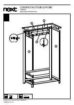 Preview for 10 page of Next CLRENDON DOUBLE ROBE 780924 Assembly Instructions Manual