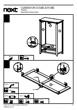 Preview for 11 page of Next CLRENDON DOUBLE ROBE 780924 Assembly Instructions Manual