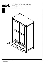 Preview for 14 page of Next CLRENDON DOUBLE ROBE 780924 Assembly Instructions Manual