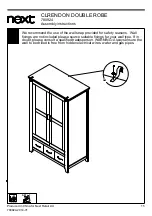 Preview for 16 page of Next CLRENDON DOUBLE ROBE 780924 Assembly Instructions Manual