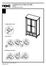 Preview for 18 page of Next CLRENDON DOUBLE ROBE 780924 Assembly Instructions Manual